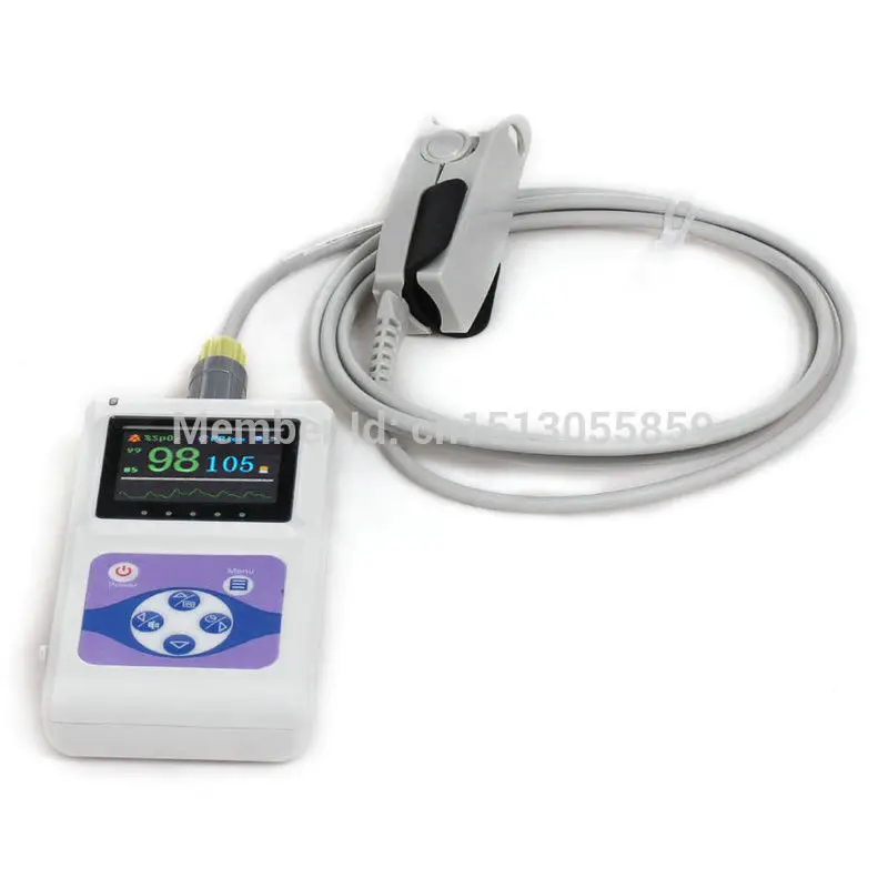

CMS60D Color Screen Display Electronic Portable Handheld Pulse Oximeter With Software