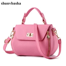Mujeres Crossbody Bolsos de Las Señoras Bolsos de Mano del Diseñador de Moda 2017 de la Marca de Lujo de Cuero Sólidos Bolsas de Mensajero Del Hombro Femenino