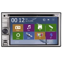 2016 New 6.2″ Touch Screen car dvd player gps navigation USB SD Bluetooth FM 2din in dash TFT support rear view camera input