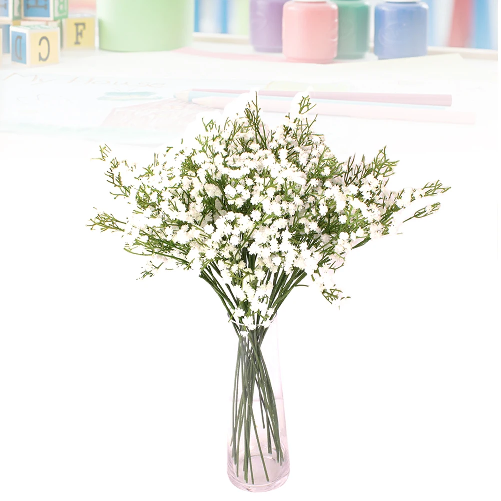 12 шт. Свадебный букет Искусственный цветок для свадьбы декор букет искусственных цветов для дома свадьбы офиса