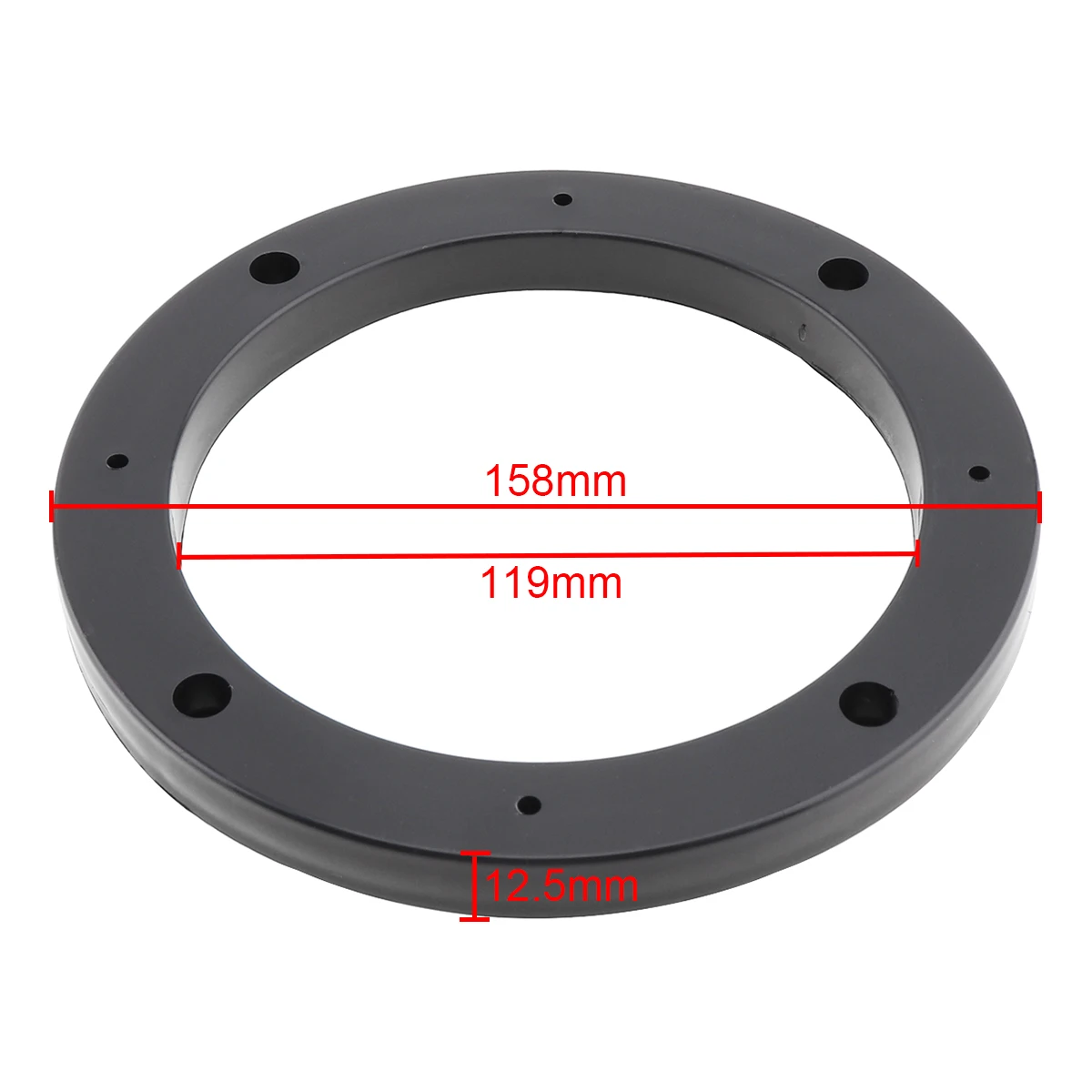 2 шт. Универсальный 5 дюймов Автомобильный Динамик прокладка Твердые Шайба-адаптер кронштейны динамики крепления пластины для автомобилей