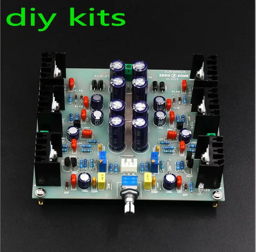 

DIY KITS JLH HOOD 1969 Class A Amplifier Small Power Amplifier Pre-amp For Speakers