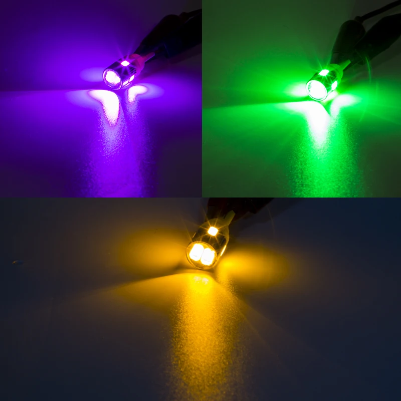 RXZ Canbus T10 светодиодный W5W 168 194 5630 6smd для клиновидной двери чтения клиновидный