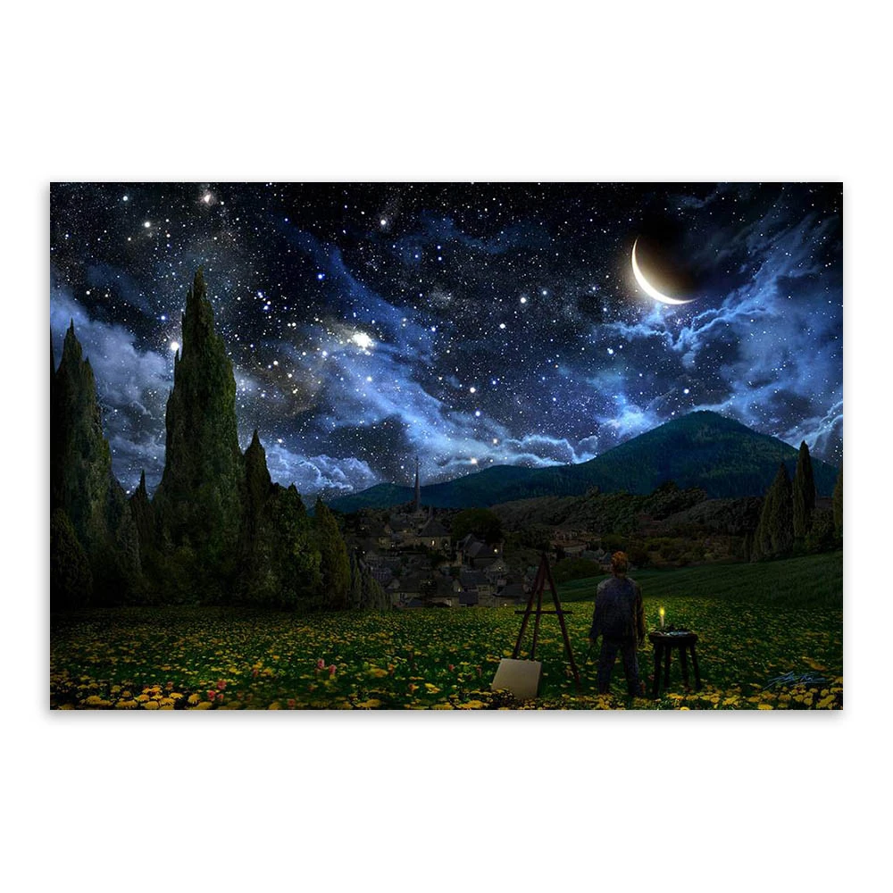 Poster nuit étoilée Clearance