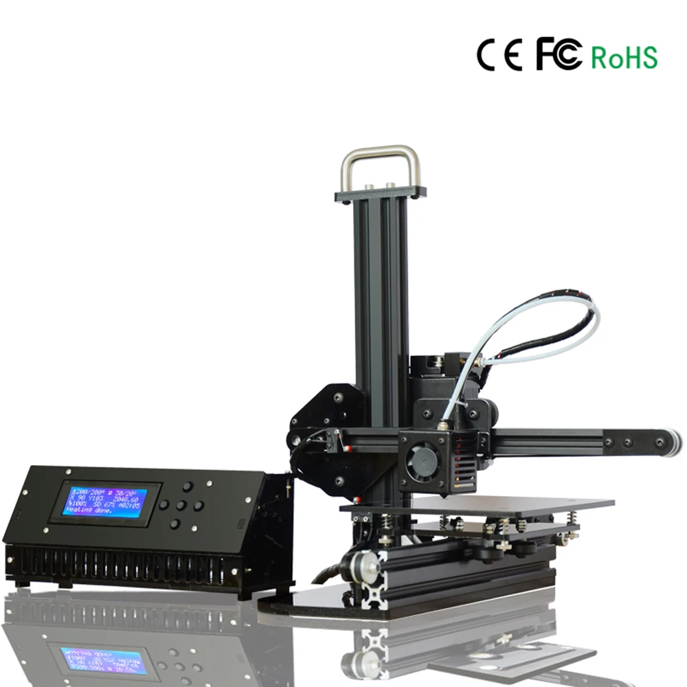 Best Price High Accuracy Metal Aluminum Self-assembly 3D Printer Machine DIY Kit 150mm*150mm Large Printing Size with LCD Screen US Plug Best Price High Accuracy Metal Aluminum Self-assembly 3D Printer Machine DIY Kit 150mm*150mm Large Printing Size with LCD Screen US Plug
