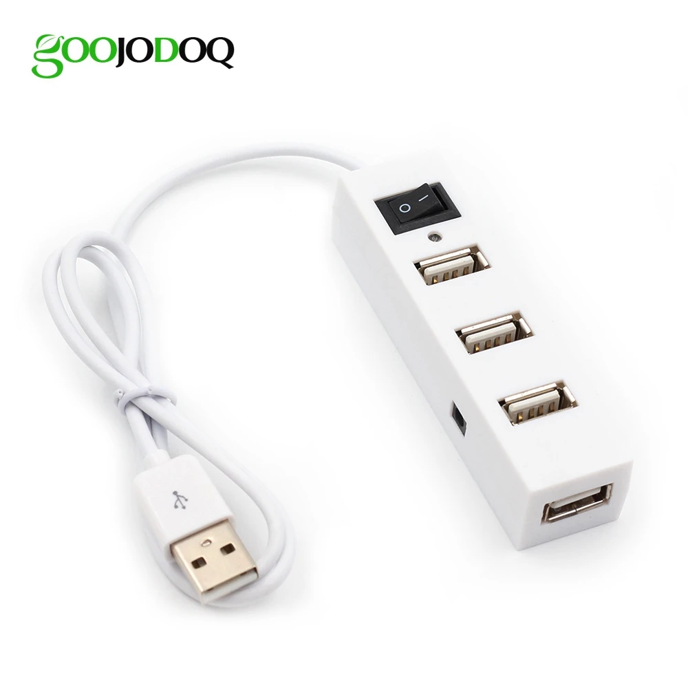 Высокоскоростной мини концентратор с 4 портами USB 2 0 разветвитель для ноутбука ПК