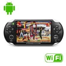 5.0″ Touch Screen WIFI Game Player Ultra-thin Handheld Game Consoles 4GB android 4.0 OS +Camera+Speaker +Tablet PC Function