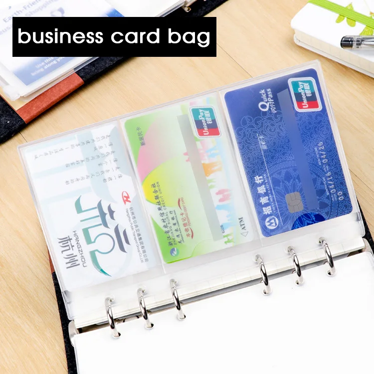 us 0 88 6 off 2019 pp transparent spiral ring binder notebook paper note book journal sketchbook travel planner muji style diary filofax 4b807 in notebook binder