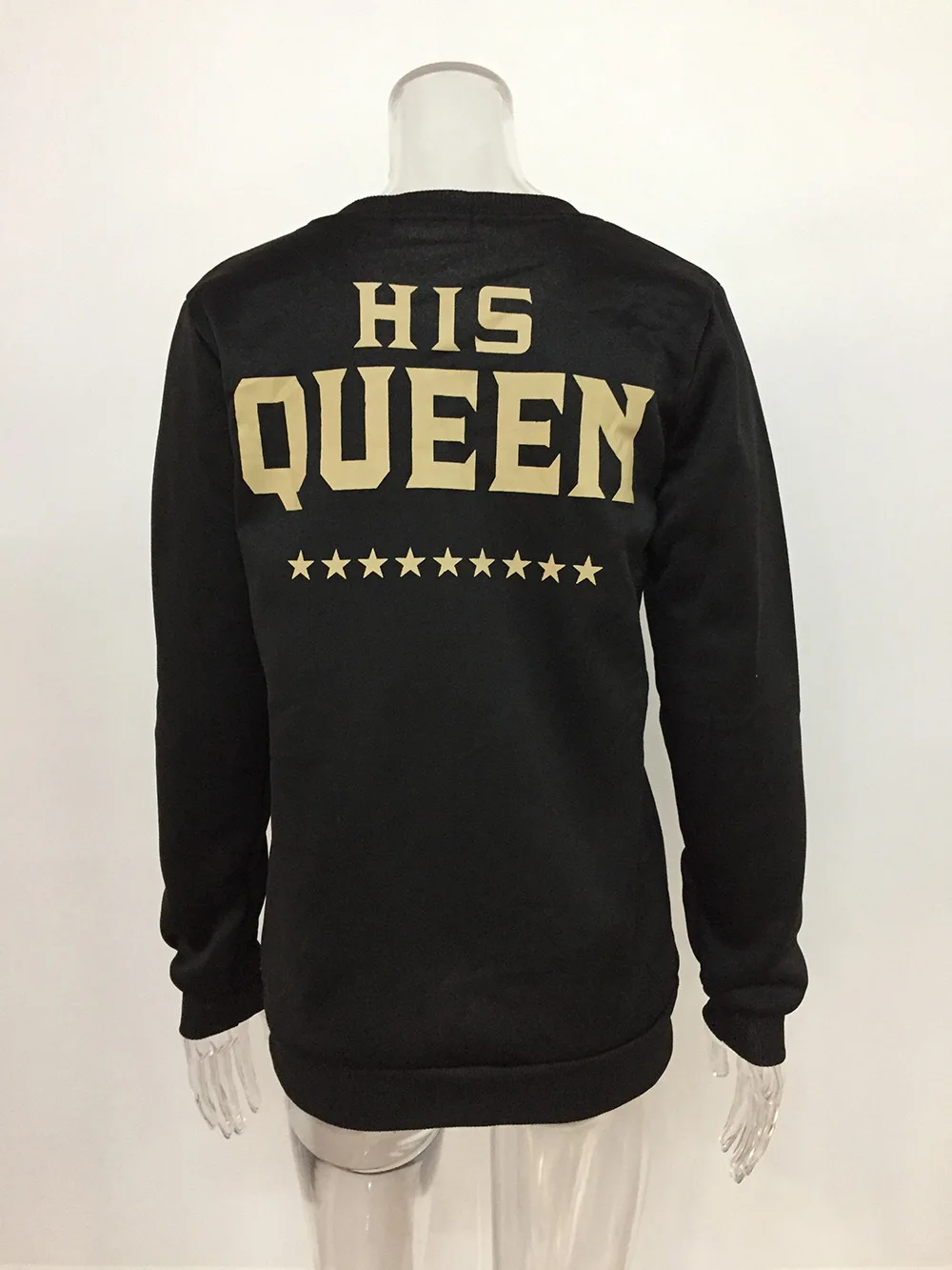 Милые худи с надписью king Queen harajuku женская одежда толстовки больших размеров