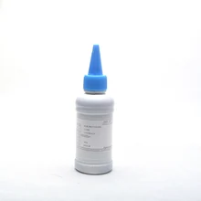 1 шт./лот) Надежное качество 100 мл* 1 бутылка заправка cyan сублимационные чернила для переноса бумажных чернил Epson для футболок, обуви, чашек