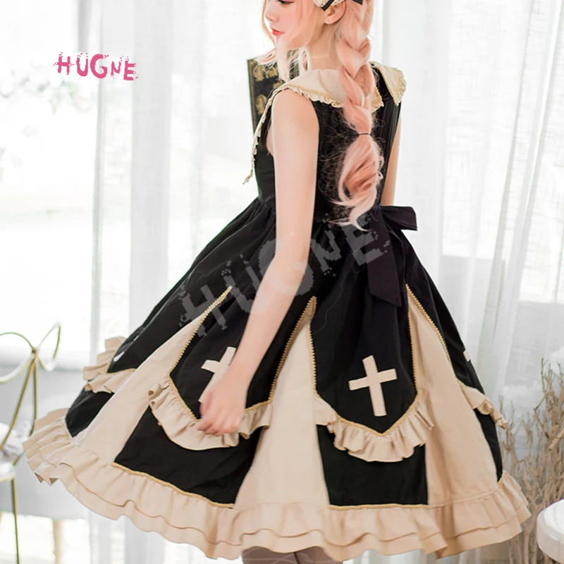 Dark-Angel-Gothic-Lolita-Dress-Pointed-Collar-Cross-Embroidered-Party-Dress(9)