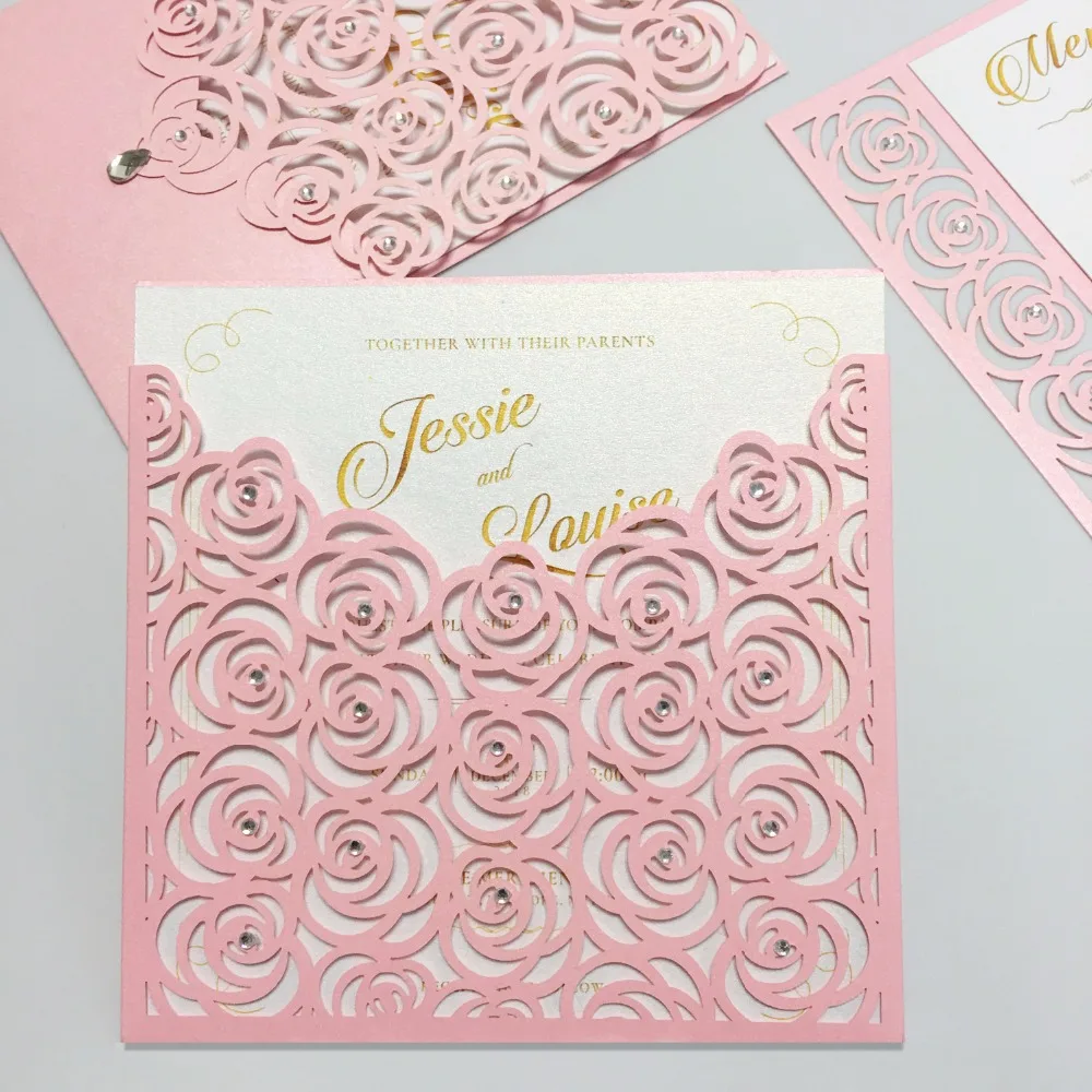Rose Wedding Invitations