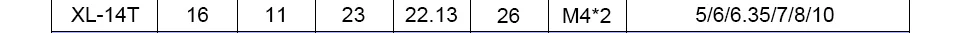 LUPULLEY до 14 ти лет XL зубчатый шкив 5/6/6,35/7/8/10 мм Диаметр 5,08 мм Шаг 11 мм ремень Ширина Алюминий сплав синхронные ременные Шкивы