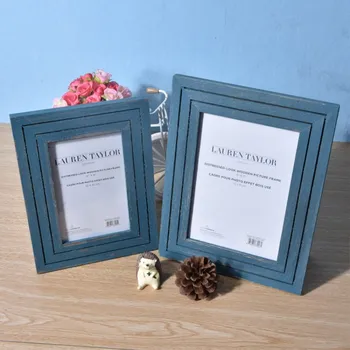 

Creative Wooden Photo Frame Vintage Decorative Photo Frame Set Up Zakka Wind Picture Frame Solid Wood Student Hotel Gift
