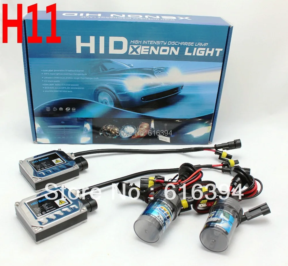 Free shipping HID XENON KIT,car headlight xenon conversion kit,H11,12V