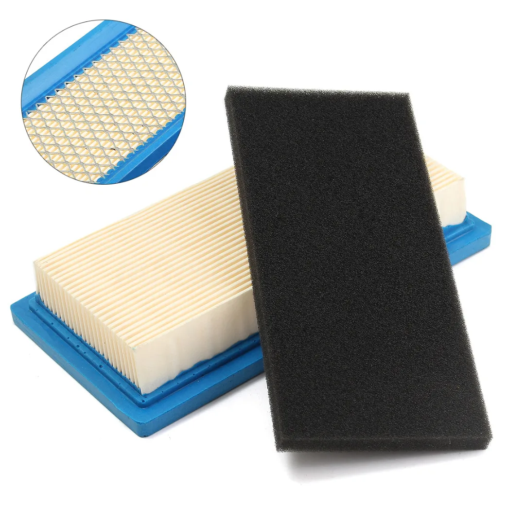 Air Filter + Filter Sponge Plus Pre-Filter For Briggs & Stratton 492889 494511S
