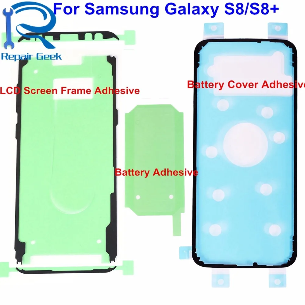 

1pcs For Samsung Galaxy S8 G950 S8+ Plus G955 LCD Screen Frame Adhesive +Battery Cover Adhesive+Battery Adhesive Repair