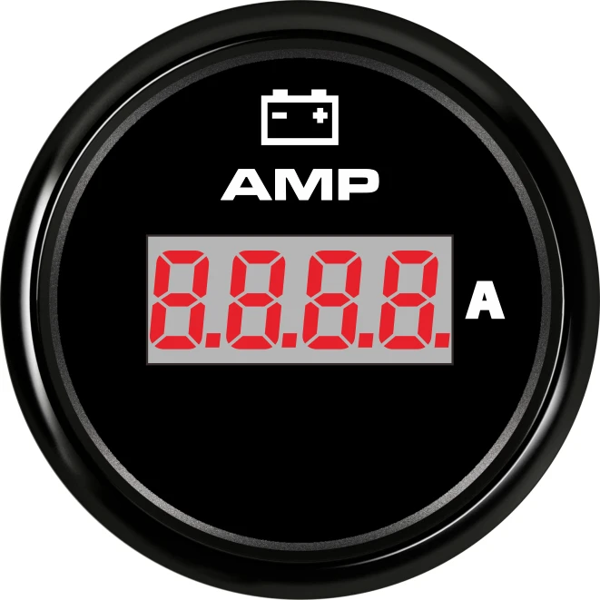 1pc New Style 52mm Digital Amp Gauges Tuning +/ 150A Ampere Meters 9