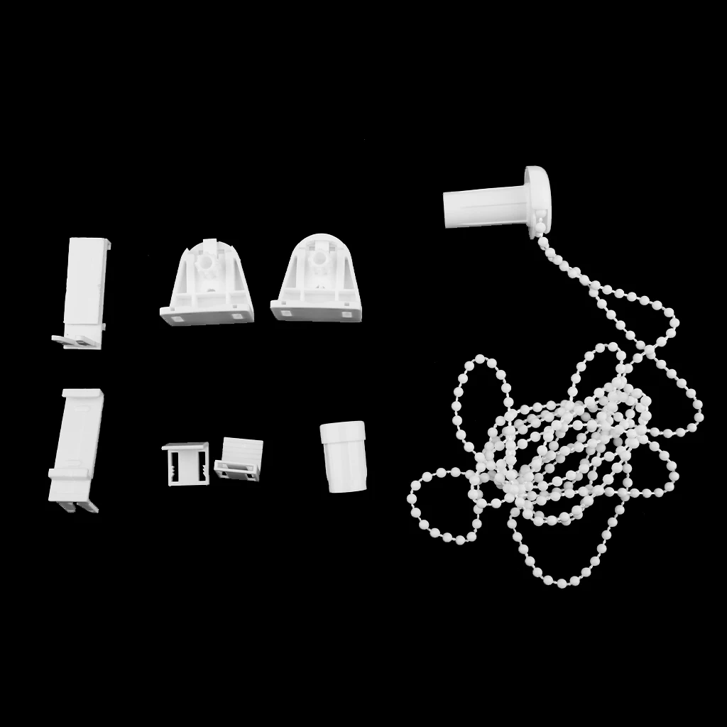 High Quality Plastic Roller Blind Accessories with 33.46' Long Bead Chain Home Decor Curtain Decorative Accessories 17mm Tube