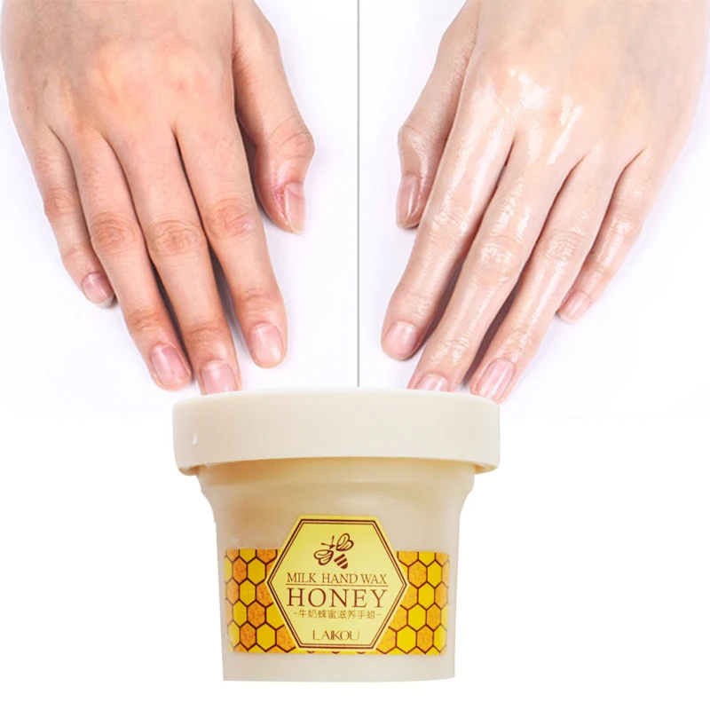 

Hand mask paraffin wax for hand care peel stickers moisturizing whitening skin milk honey Exfoliating replenish moisturize