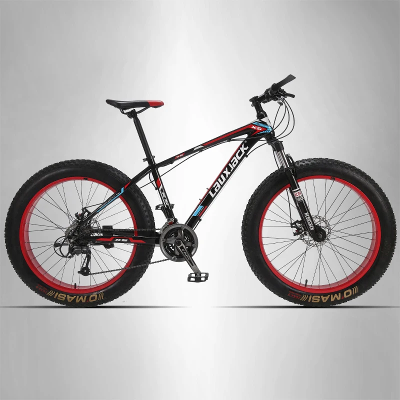 Mountain Bike Aluminum Frame 24 Speed Shimano Mechanical Brake Fat Bike 26