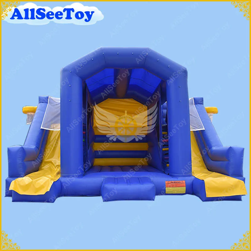 

Inflatable Kids Bouncy Castle with Double Slide