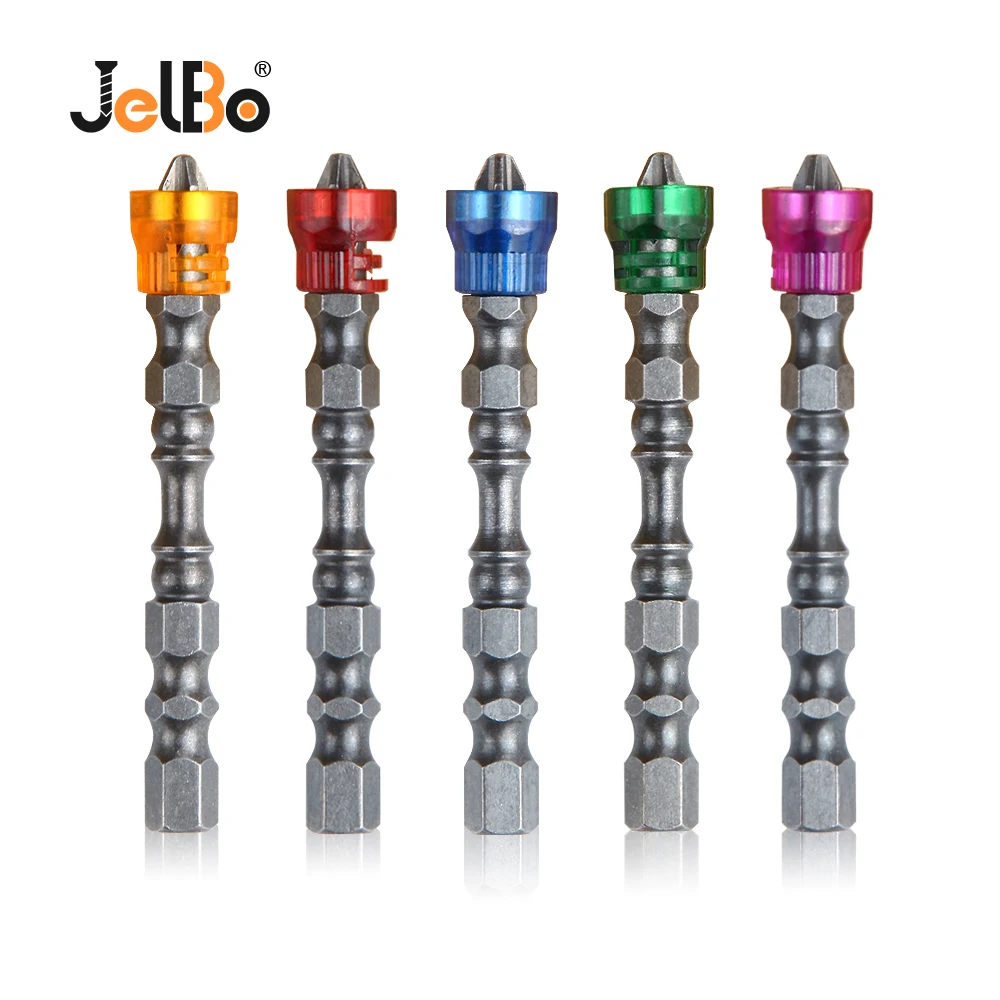JelBo PH2 Магнитная отвертка с одной головкой нескользящая Шестигранная S2
