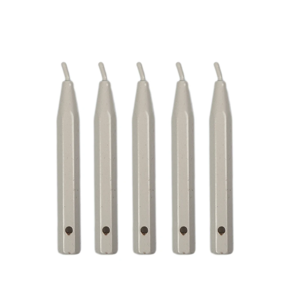 

5PCS Violin Chin Rest Shaft Screwdriver Screw Stainless Steel Mini Wrench Tool Violin Accessories Grey