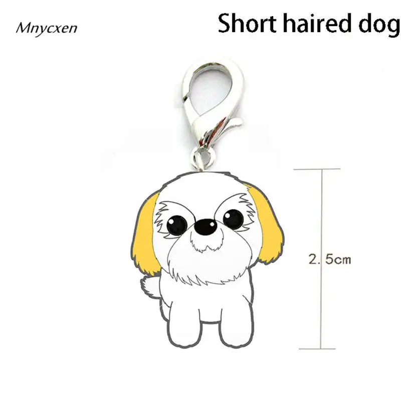 2019 Shih Tzu Short Haired Dog Tag Disc Disk Pet Id Metal Enamel