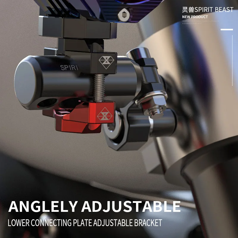 

Spirit beast extension rod multi-function bracket modification accessories motorcycle spotlight bracket under the board function