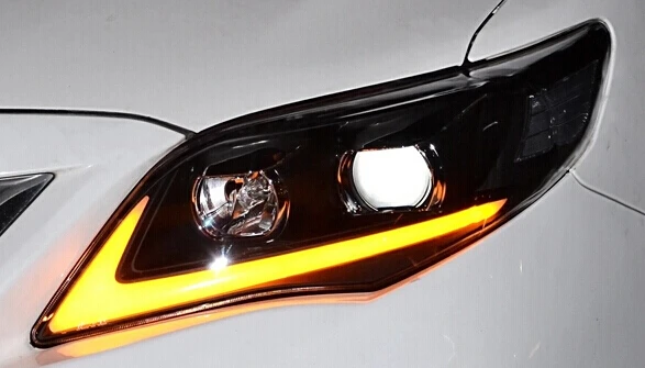 1pair Newest Style Led Headlight Front Light Head Lamp With 1pair Newest Style Led Headlight Front Light Head Lamp With Bar For Toyota Corolla 2017 In Car Bulbs From Automobiles
