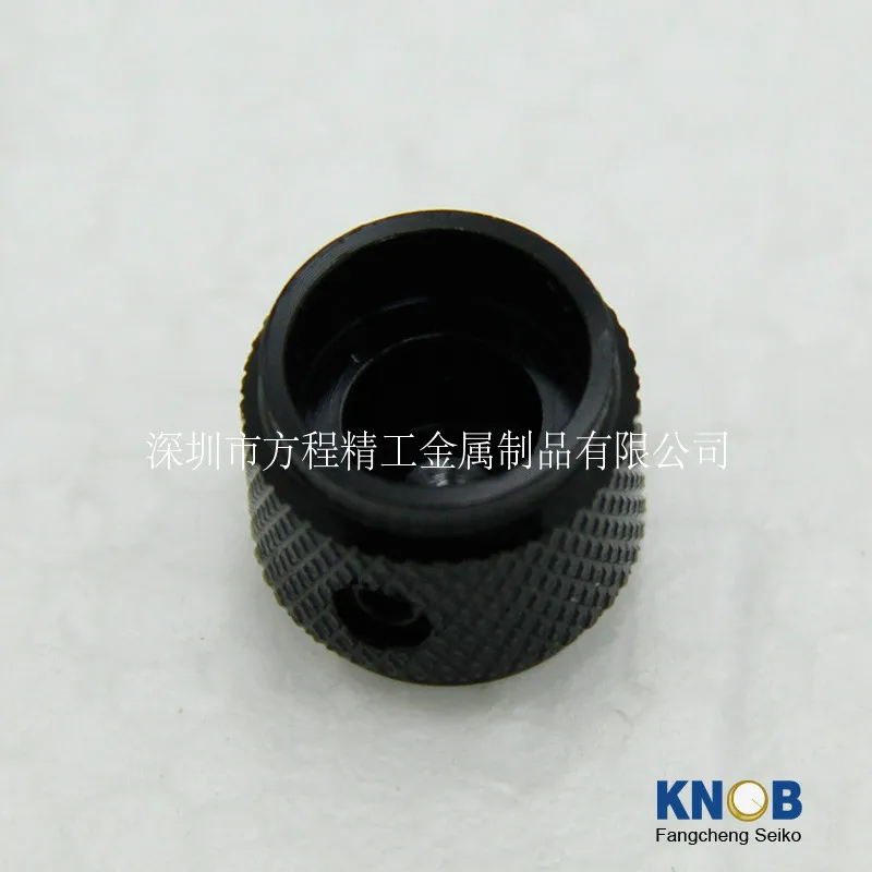 5pcs aluminum knob potentiometer knob 12 5 11 6mm black Musical effect knob number switch cap for XU09 Headphone amplifier knob