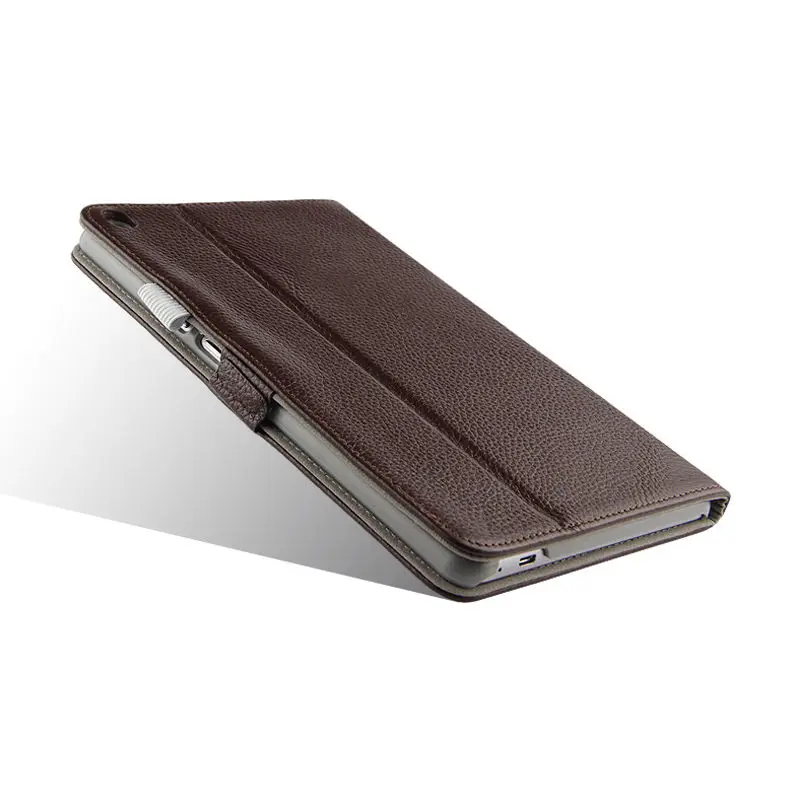 Case Cowhide For Huawei Mediapad T3 8.0 Protective Smart Cover Genuine Leather kob-w09 l09 Tablet Cases Protector Sleeve covers