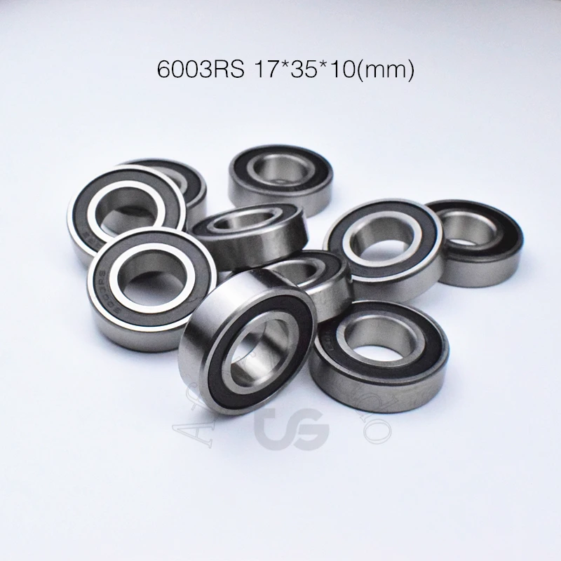6003RS 17*35*10 (мм) 1 шт. подшипник ABEC 5 уплотнительные подшипники из резины 6003 с глубоким