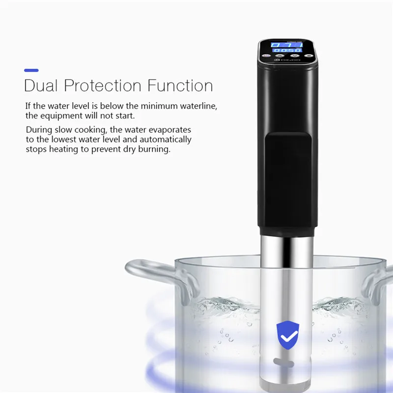 Digoo DG-SV10 Sous Vide плита Цифровой точный контроль температуры светодиодный сенсорный экран дисплей Тепловая погружная плита