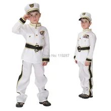 Shanghai Story Halloween children’s traffic army police clothing navy sailors clothing children show costume for cosplay costume