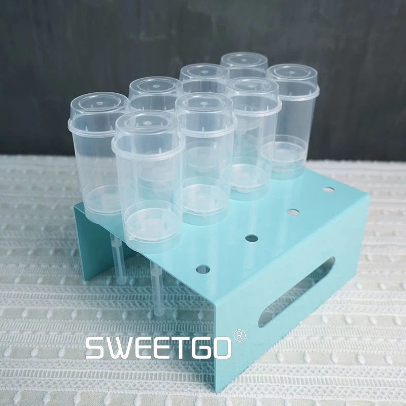 

Blue Color Iron Rack, Dessert Stand/Pushcake stand, 12 hole Food Display rack~~~~