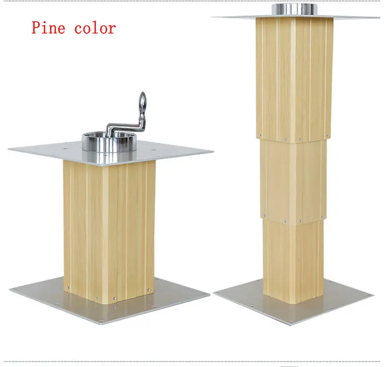 31-68 см 310 ручной алюминиевый подъемный стол, подъем татами, домашний подъемный стол, Скрытые Настольные аксессуары для дома, 8 цветов на выбор - Цвет: Pine color