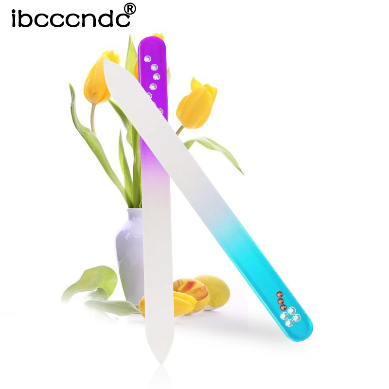 Professional Glass Buffer Durable Crystal Glass Nail File Buffers