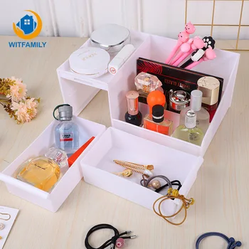 

Large Skin Care Products Cosmetic Case Drawer Type Cosmetics Storage Box Plastic Tableware Finishing Storage Box