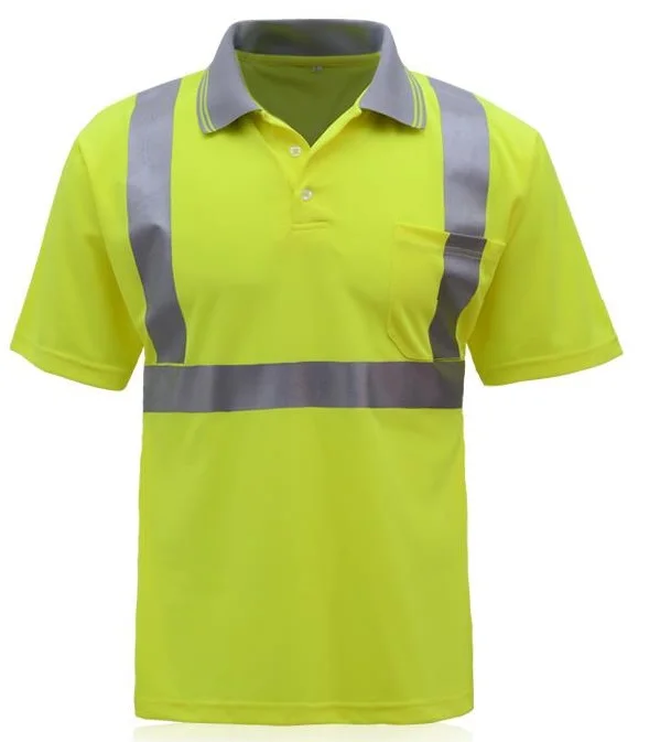 

Reflective T-shirt super reflective clothes fluorescent security clothing summer bright silver moisture absorption breathable