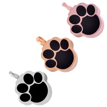 

Silver/Gold/Rose gold Dog/Cat Paw Cremation Jewelry for Ashes Necklace Hold Pet Keepsake Memorial Urns Pendant Jewelry for Human