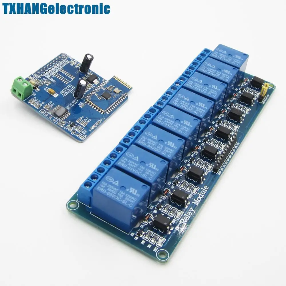 

8CH Bluetooth Relay Android Mobile Remote Control Switch Motor +5V Relay Module