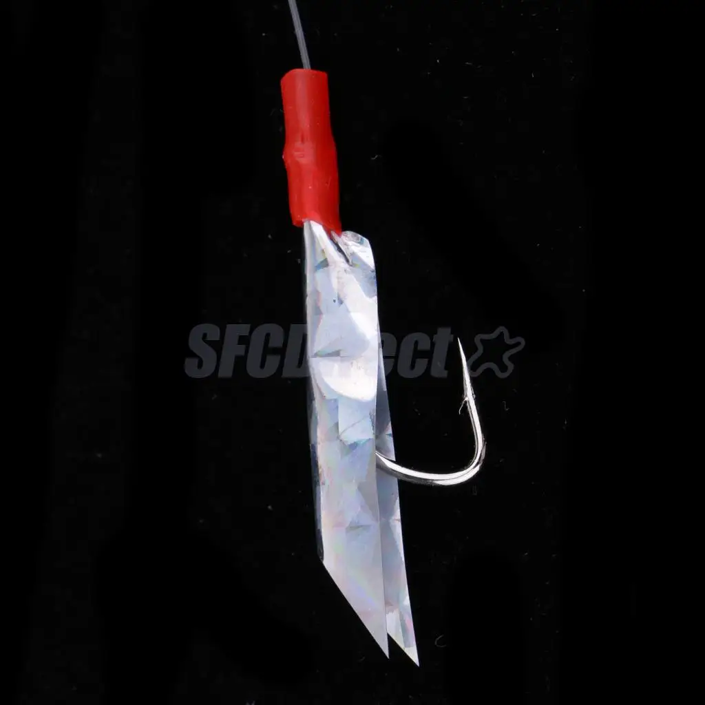 Mackerel Feathers Bass Cod Lure Lures Sea Fishing Rigs Tackle