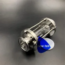 1in. Tri Clamp Inline Sight стекло пищевой нержавеющей стали 304 Совместимость с Три-клампом прицел стекло диоптрий