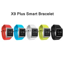 2017 Новый X9 плюс Bluetooth Smart Браслет крови кислородом смарт-фитнес-браслет сердечного ритма Мониторы Smart Band Водонепроницаемый