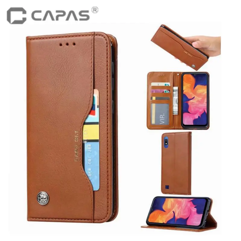 

For Samsung Galaxy A50 Case Flip PU Leather Card Slot Cover For Galaxy A10 A30 A40 A70 Magnetic Stand Holder Protective Shield