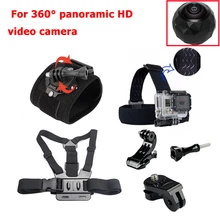 Tekcam Action Accessories Chest Harness Head Band Wrist Strap For elephone explorer 360 degree Panoramic Sports Action Camera