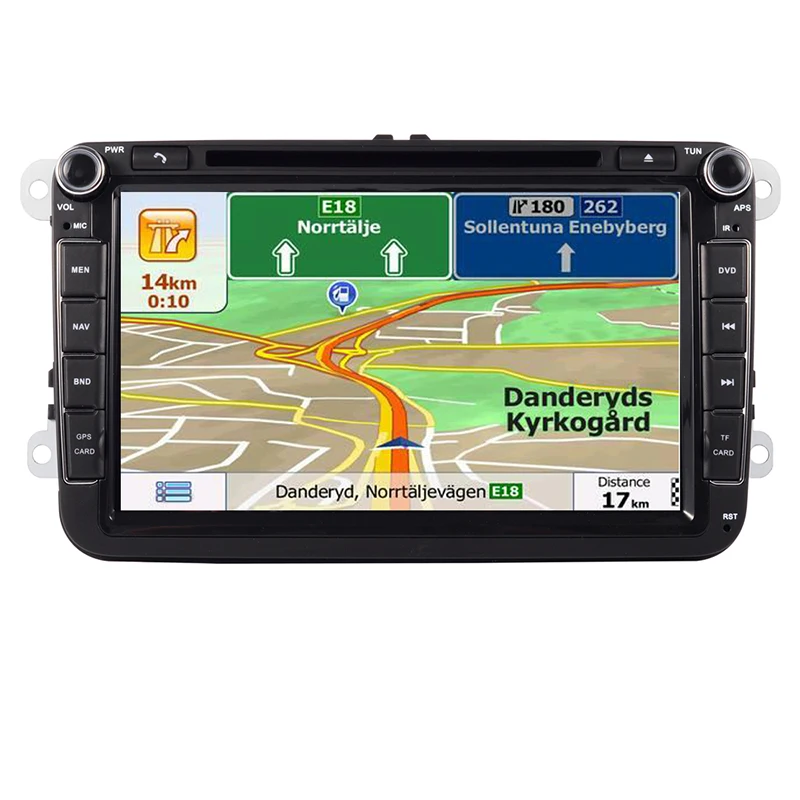 Автомобильный DVD плеер 2 Din 8 дюймов для VW POLO PASSAT Golf Skoda Octavia SEAT LEON с 3G радио GPS
