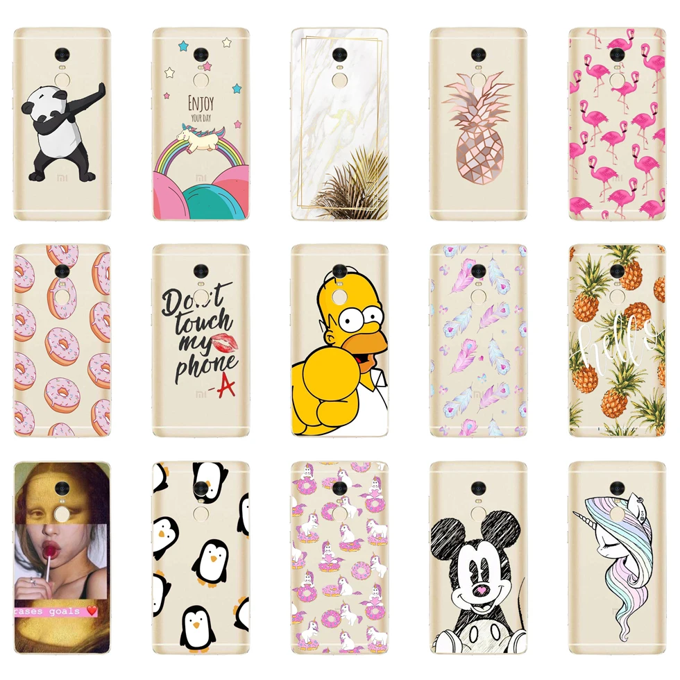 

07SX Xiaomi Redmi Note 4 Case Cover Soft Silicone Phone Redmi Note 4 Case Xiaomi Redmi Note 4 pro Cases